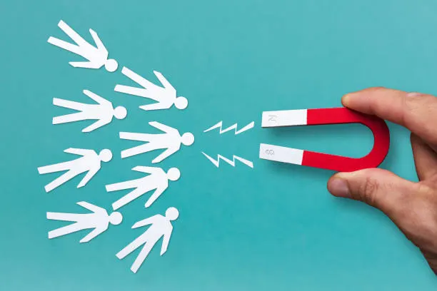 Representação visual de Geração de Leads: Os segredos para atrair e converter clientes em potencial